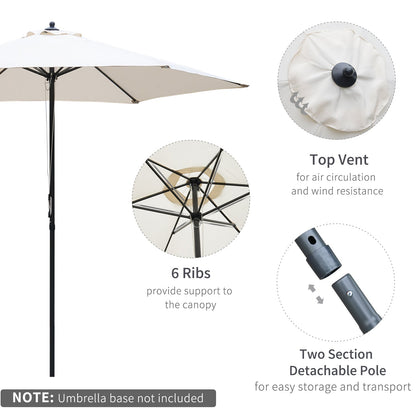 2.8m Garden Parasol Umbrella