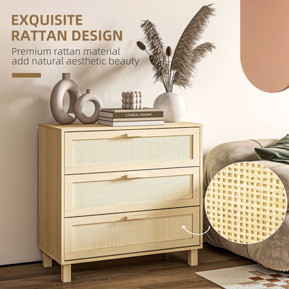 Rattan Bedroom Chest of Drawers