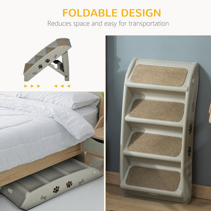 PawHut Foldable Pet Stairs