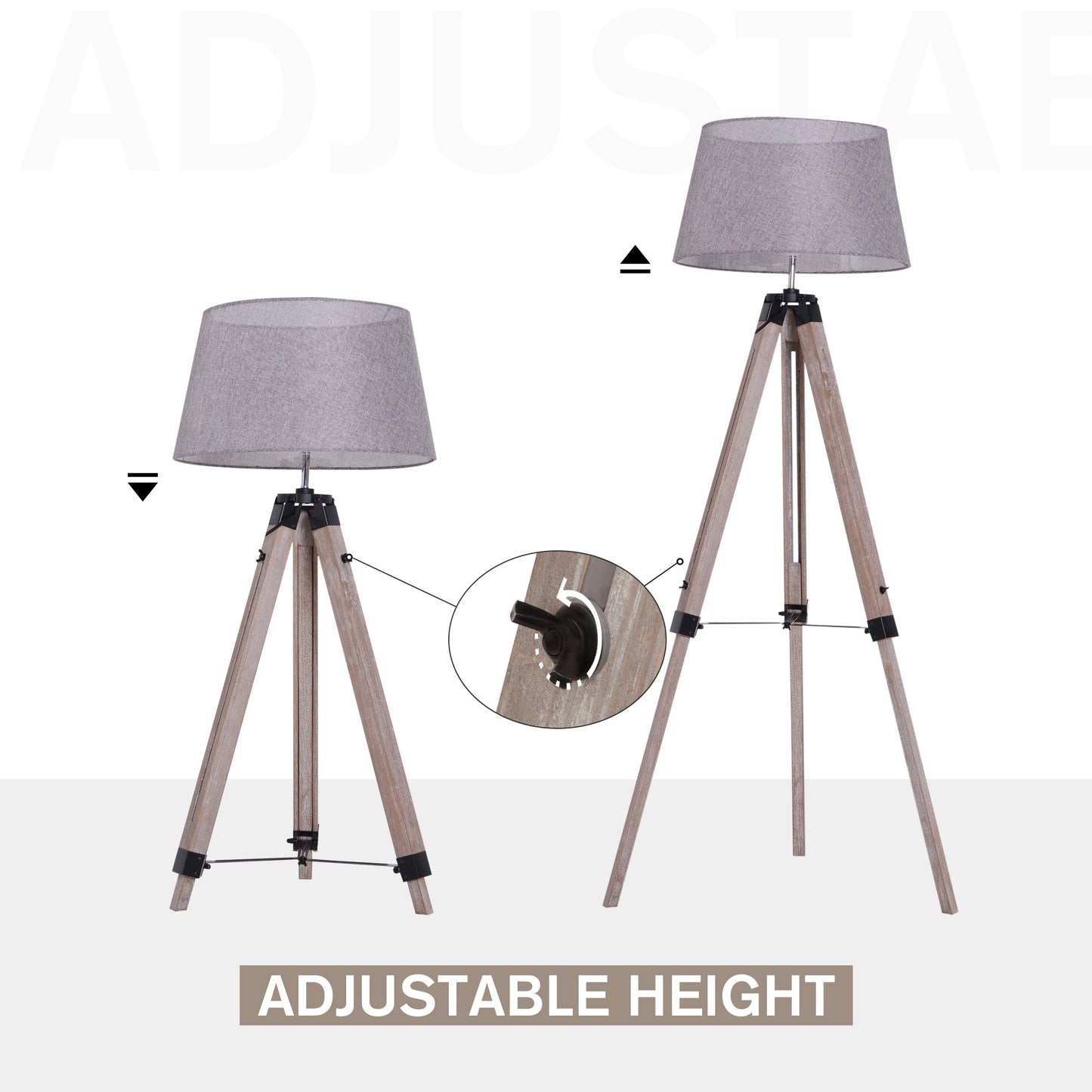 Tripod Floor Lamps for Living Room Bedroom