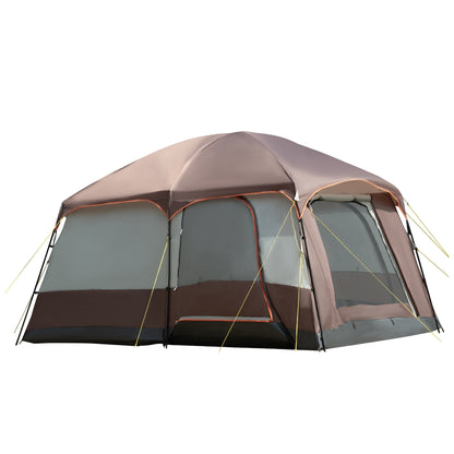 3-4 Man Two Room Camping Tent with Vestibule