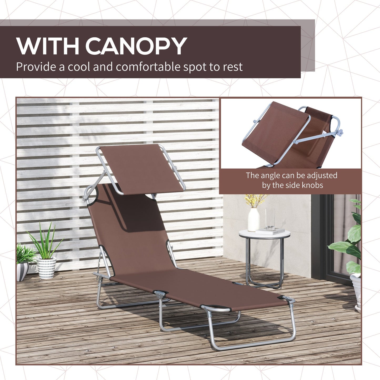 Outdoor Foldable Sun Lounger