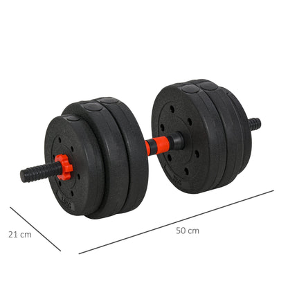 25kg Adjustable 2 IN 1 Barbell Dumbbells Weight Set for Body Fitness Lifting