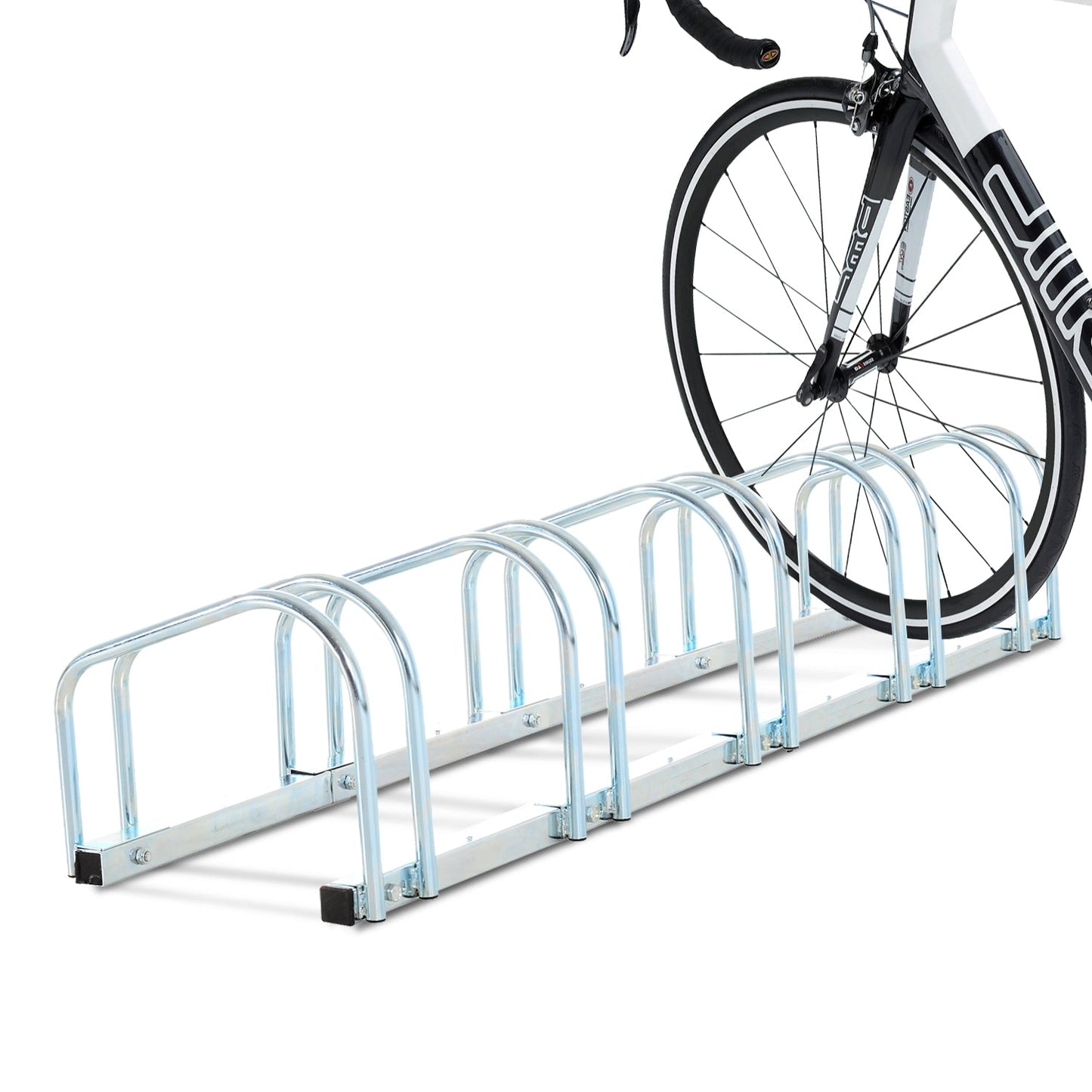 Bike Stand Parking Rack Floor or Wall Mount Bicycle Cycle Storage Locking Stand 5 Racks