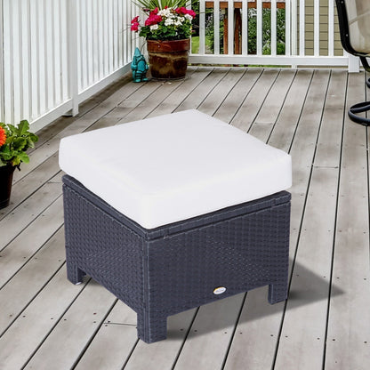 Rattan Ottoman