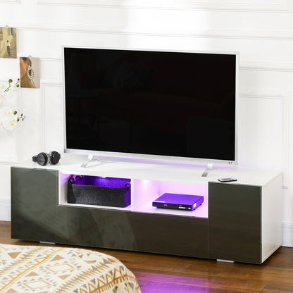 Modern TV Stand Unit for TVs up to 60" with LED Lights