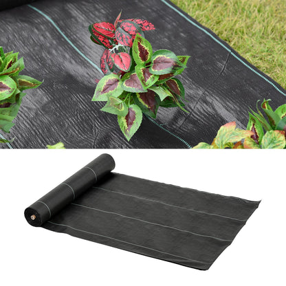 2x50m Gardener Premium Weed Barrier Landscape Fabric Durable & Heavy-Duty Weed Block Gardening Mat