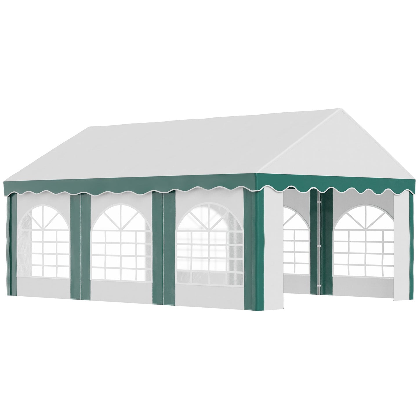 6 x 4m Garden Gazebo with Sides