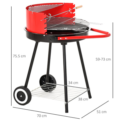 Charcoal Outdoor Barbecue Grill