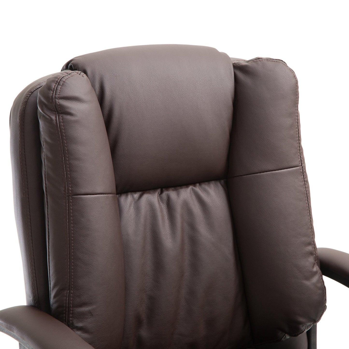 PU Leather Executive Office Chair-Brown