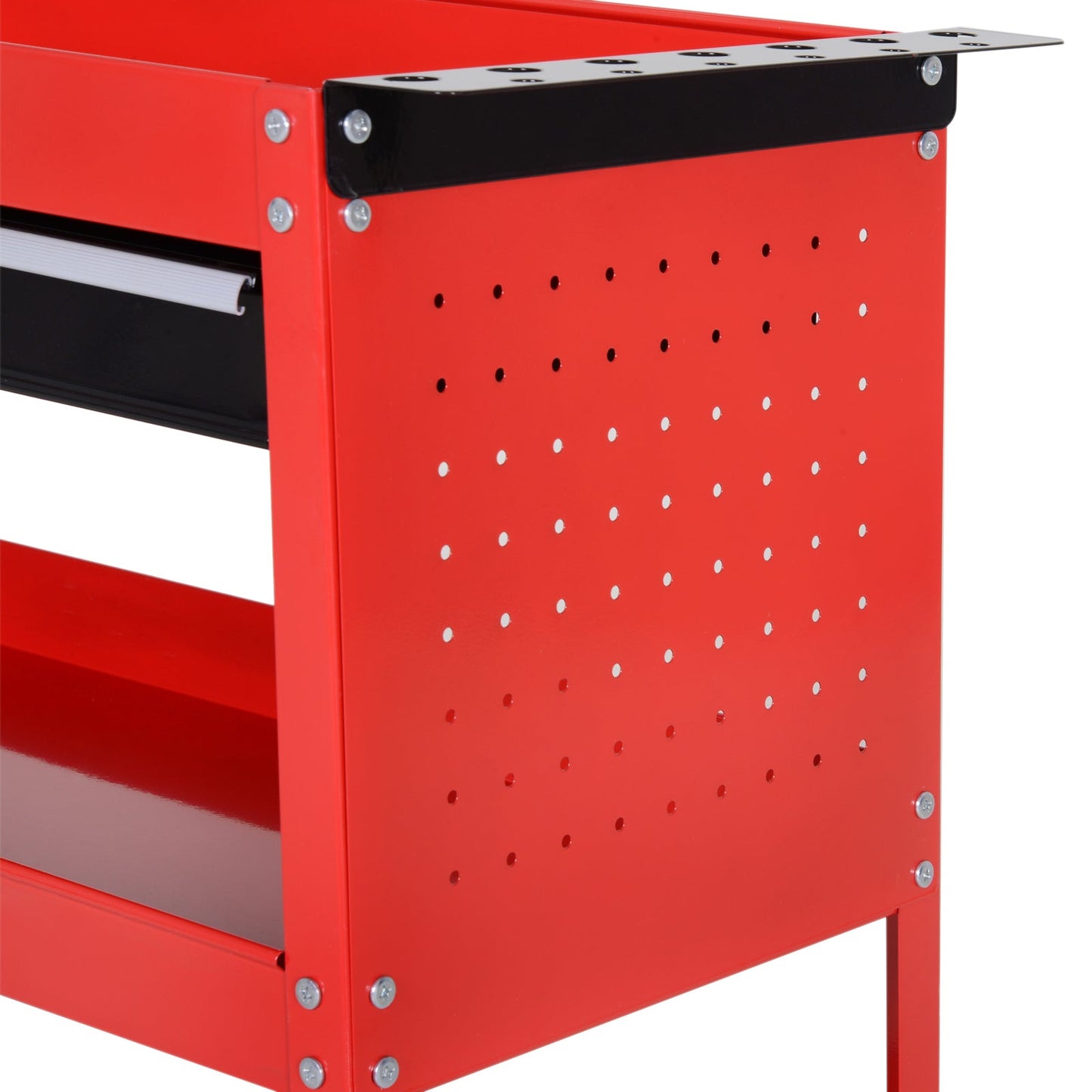 DURHAND 3-Tier Tool Trolley Tool Storage Cart