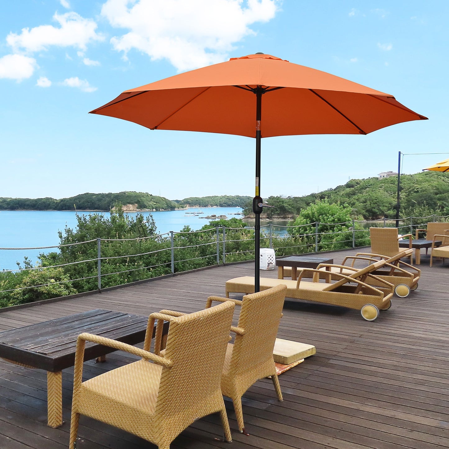 2.6M Patio Parasol Sun Umbrella