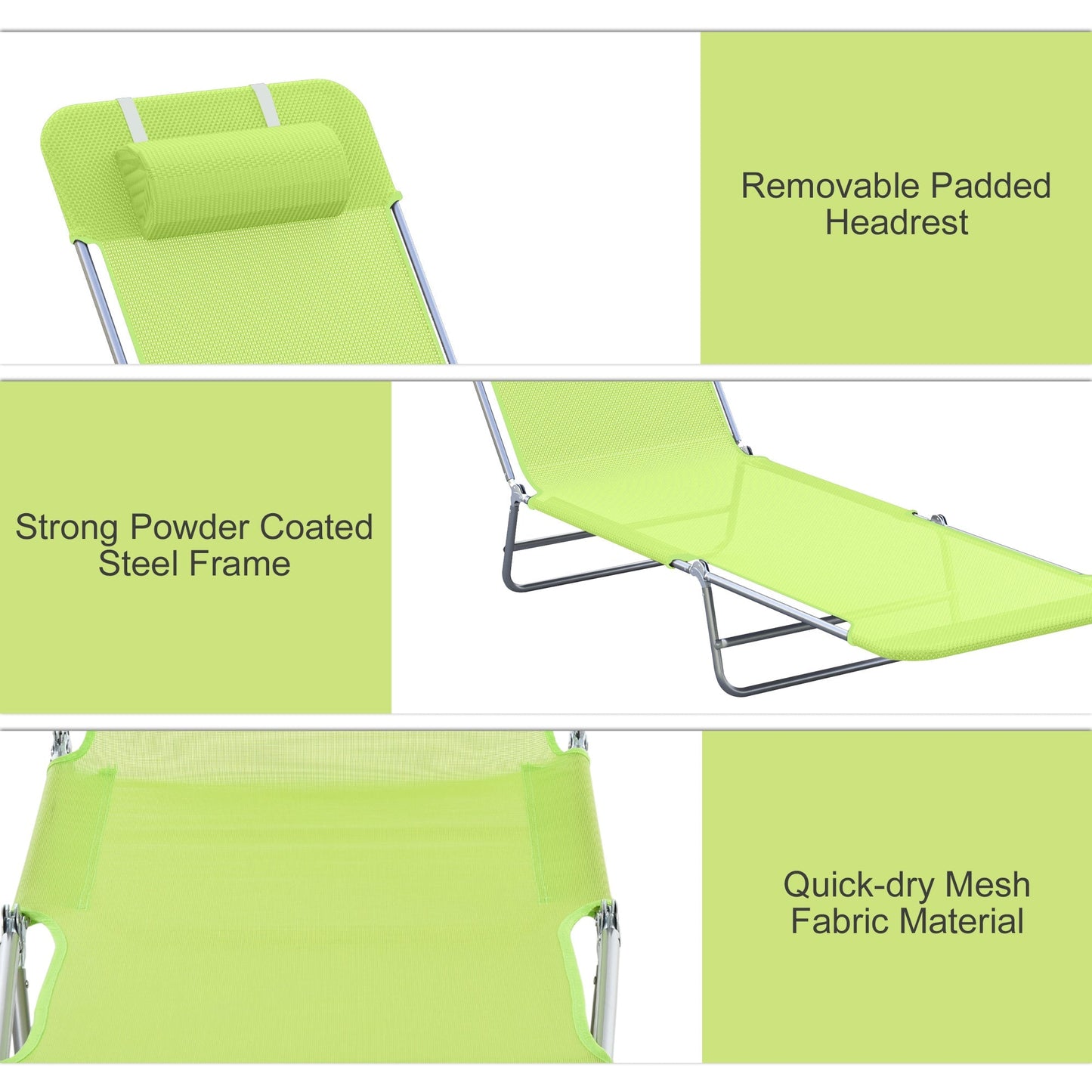 Outdoor Foldable Sun Lounger