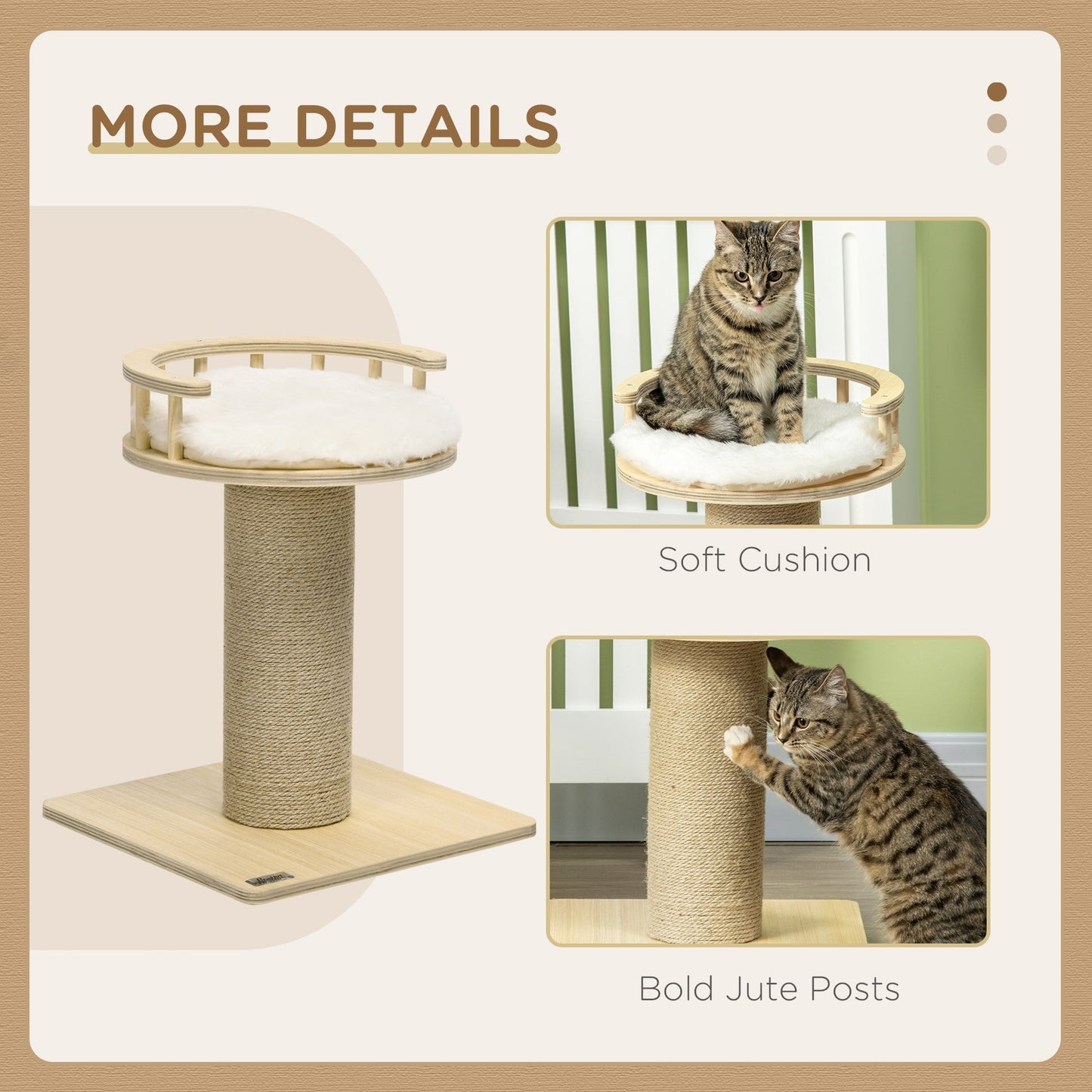 PawHut 52cm Cat Tree