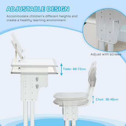 Kids Adjustable Desk and Chair Set