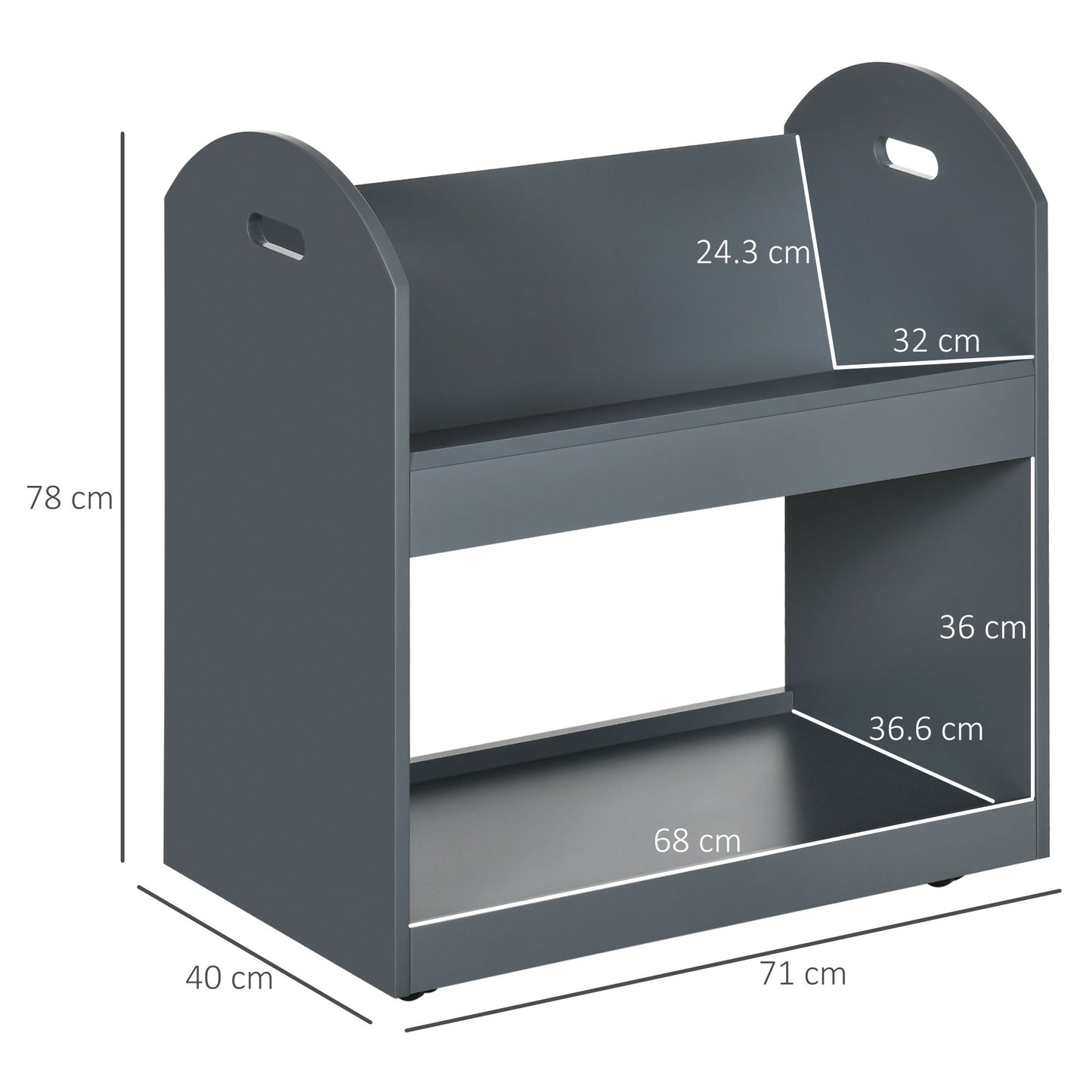 2-Tier Storage Shelves