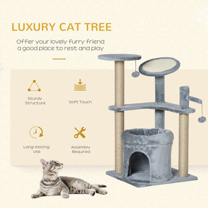 PawHut 87 cm Cat Tree for Indoor Cats