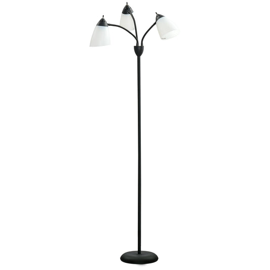 Arc Tree Floor Lamp with 3 Adjustable Rotating Lights