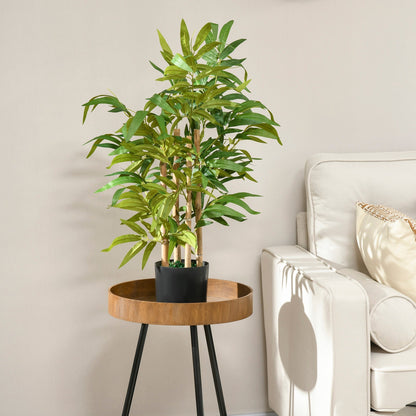 Artificial Plants Bamboo Tree in Pot Desk Fake Plants for Home Indoor Outdoor Decor