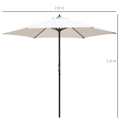 2.8m Garden Parasol Umbrella