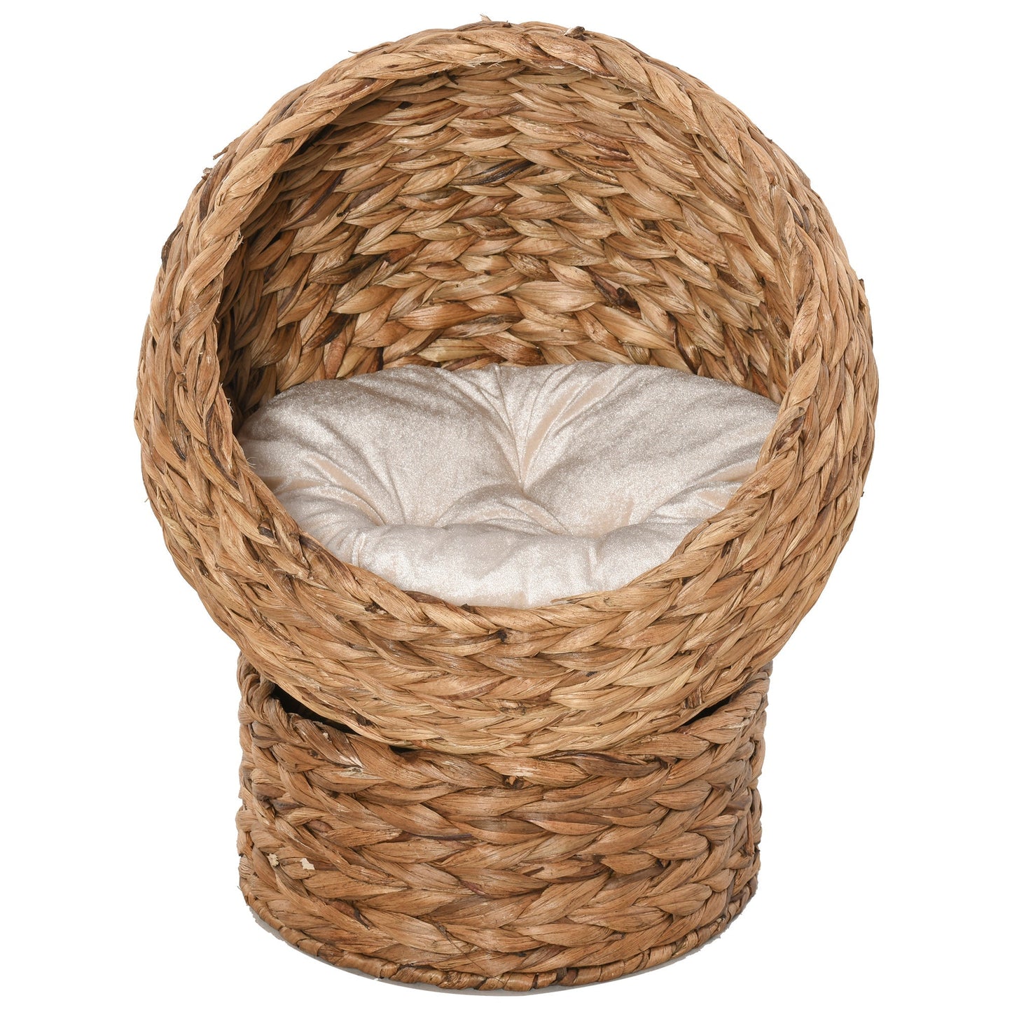 Woven 42 x 33cm Cat Bed Cyclindrical by Pawhut