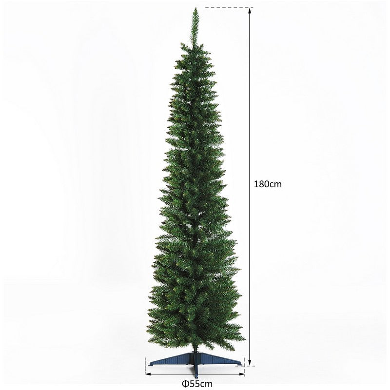 6 Foot Christmas Tree Artificial - Slim 390 Tips