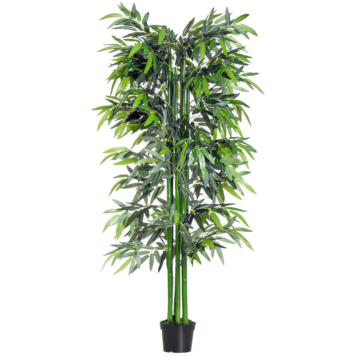 6ft Artificial Bamboo Tree Plant Greenary in A Pot for Home Office Planter 1.8M