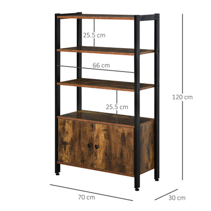 Industrial-Style Shelving Unit