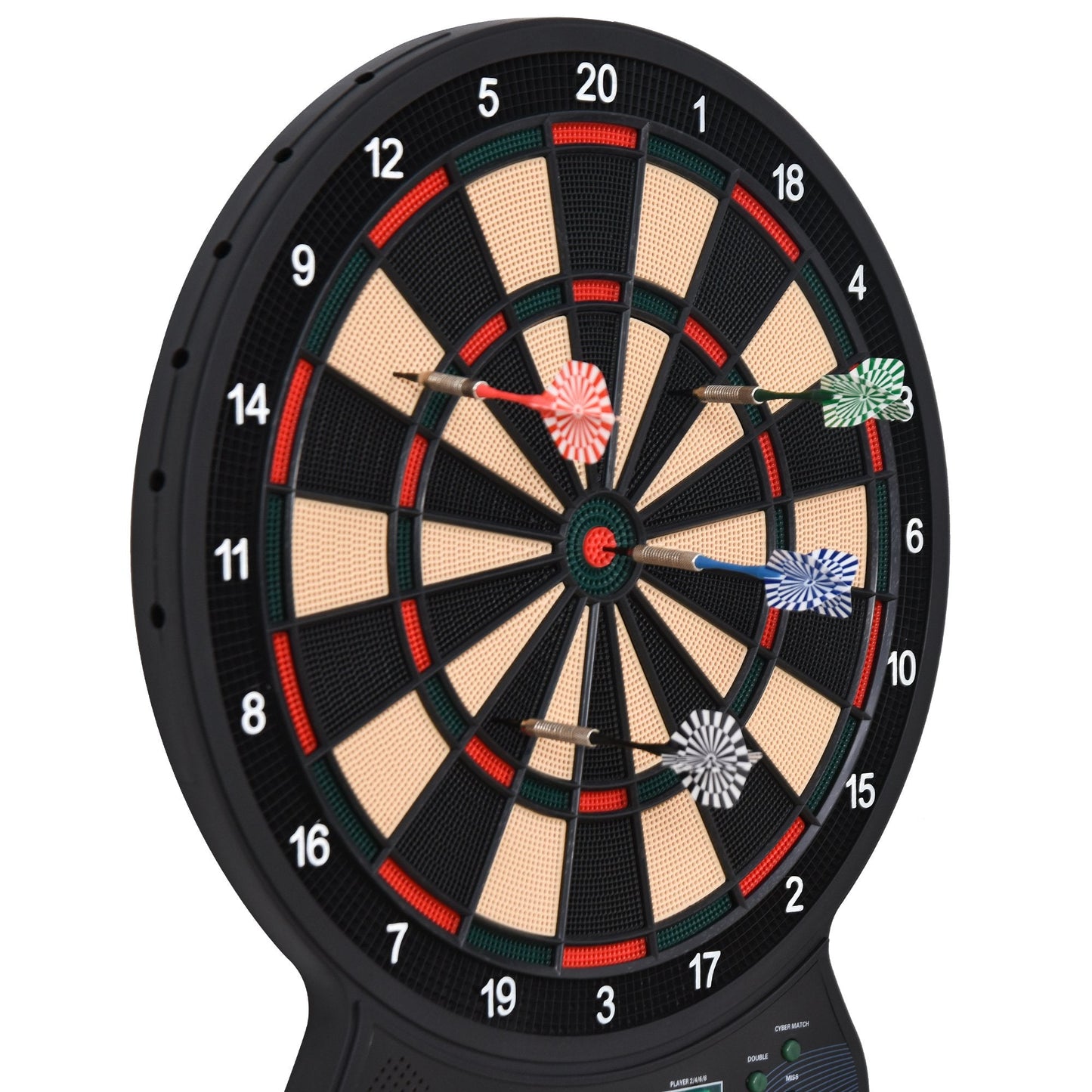 Plastic LED Electronic Dartboard w/ 12 Darts