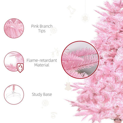 4 Foot Artificial Christmas Tree Holiday Xmas Holiday Tree Decoration with Automatic Open for Home Party