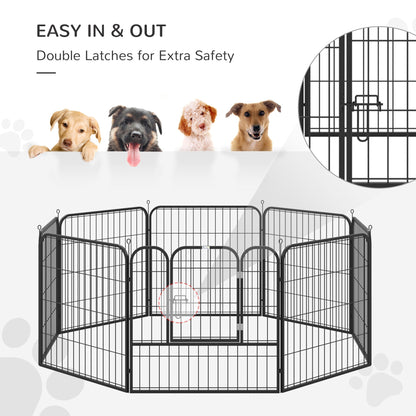 PawHut Heavy Duty Puppy Play Pen