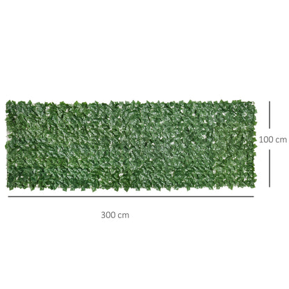 Artificial Leaf Fence Panel for Garden Outdoor Indoor Decor