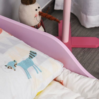 Homcom Castle-Designed Kids Single Bed