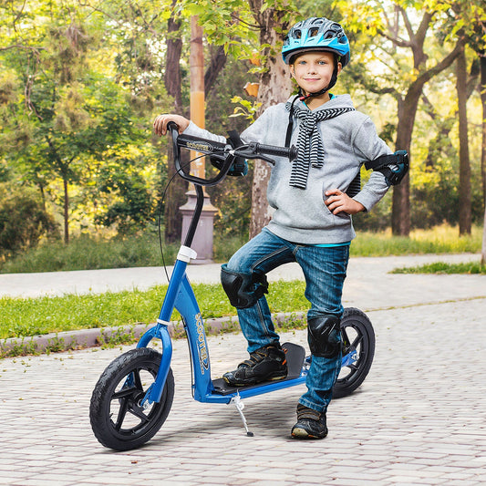 Teen Push Scooter Kids Children Stunt Scooter Bike Bicycle Ride On 12" EVA Tyres