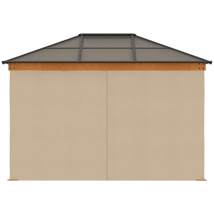 Outsunny 3 x 3.6 m Hardtop Gazebo Canopy