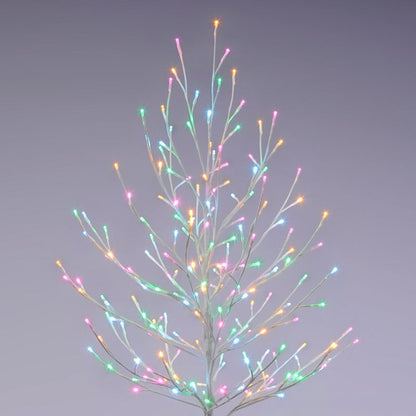 4 Foot Christmas Tree Light Feature Multicoloured Aurora