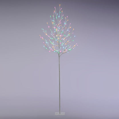 4 Foot Christmas Tree Light Feature Multicoloured Aurora