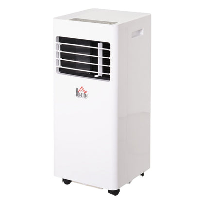 Mobile Air Conditioner White W/ Remote Control Cooling Dehumidifying Ventilating - 650W