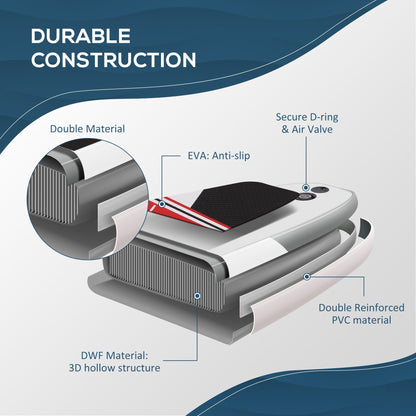 Outsunny Inflatable Stand Up Paddle Board
