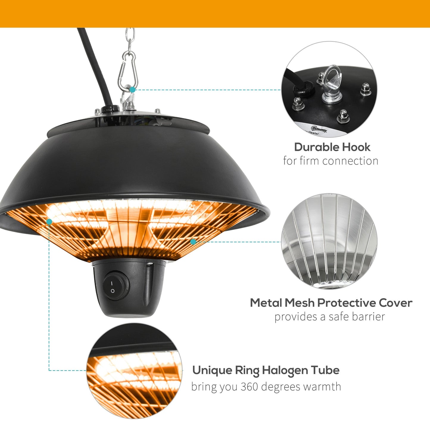 Patio Ceiling Electric Heater