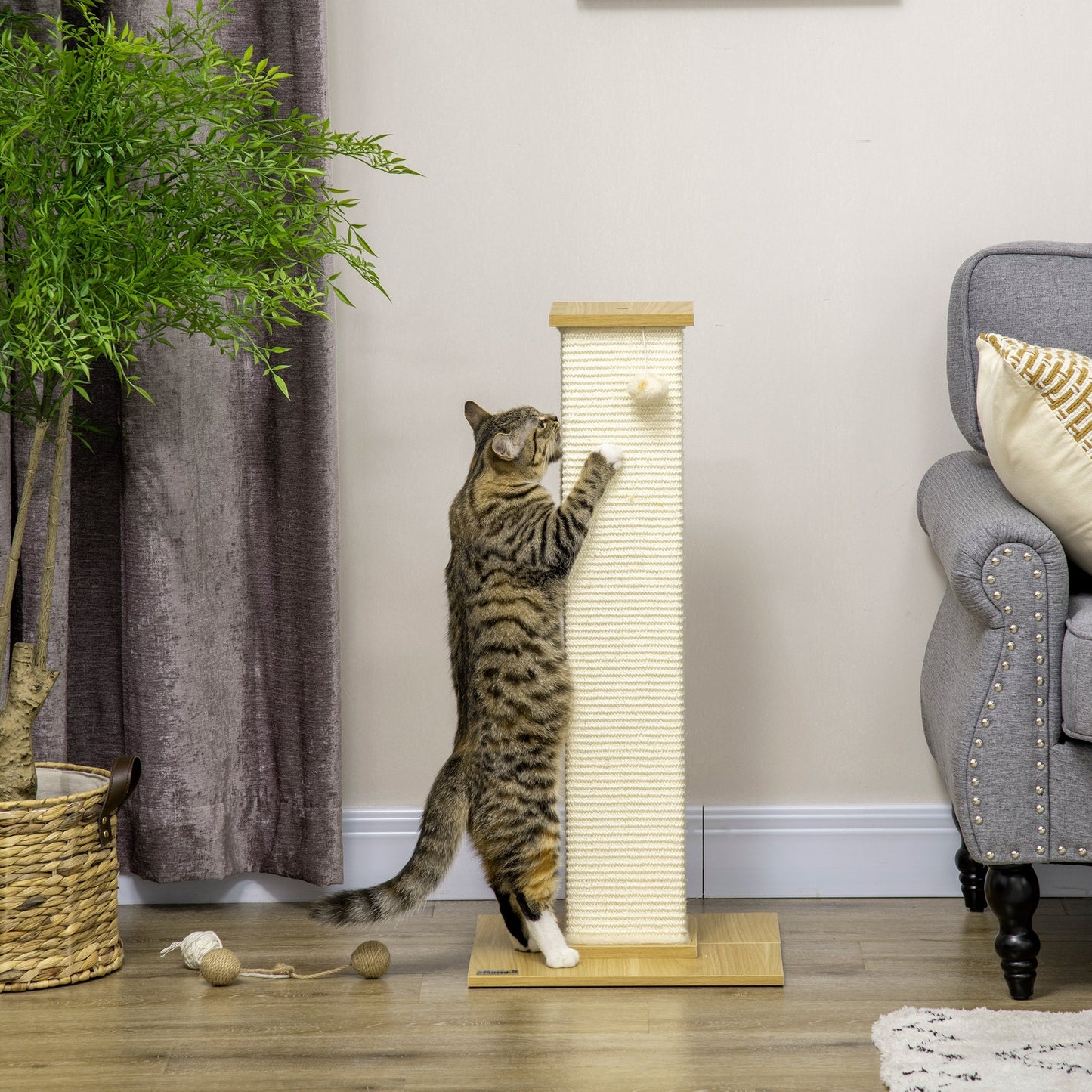 PawHut 80cm Scratching Post