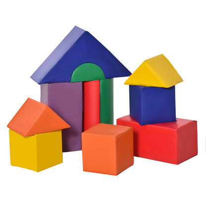 11 Piece Soft Play Blocks Toy Foam Building and Stacking Blocks for Kids