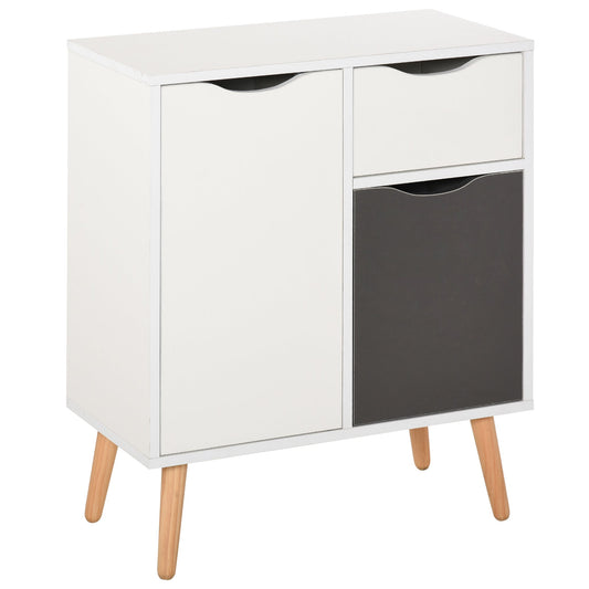 Homcom Sideboard Floor Cabinet Storage Cupboard with Drawer for Bedroom