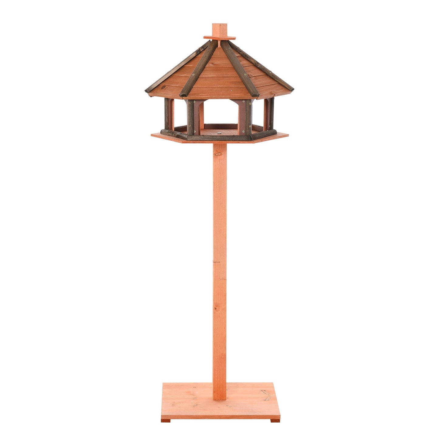 Orient 130cm Bird Feeder Table Natural by Pawhut