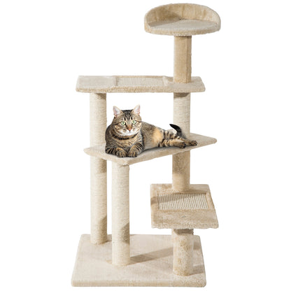 PawHut Cat Tree for Indoor Cats with Scratching Posts