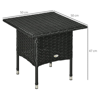 Rattan Side Table