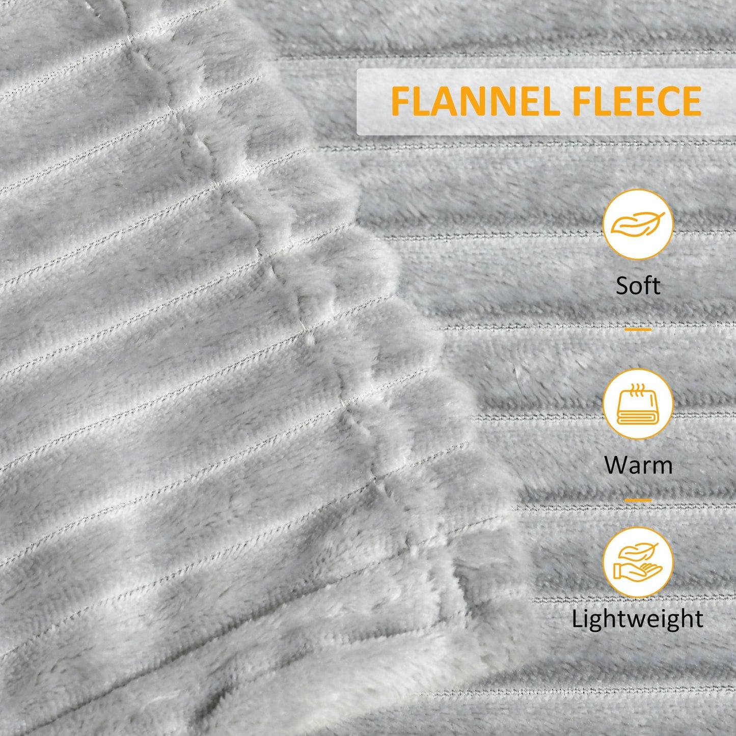 Flannel Fleece Blanket for Sofas