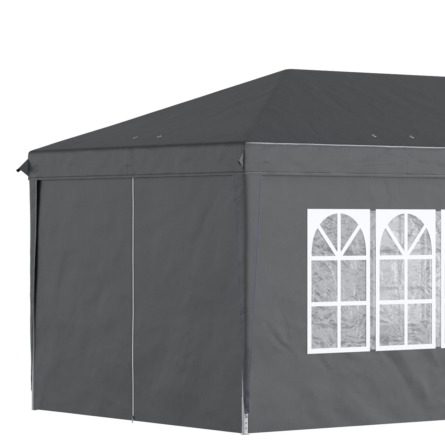 3 x 6 m Pop Up Gazebo with Sides and Windows