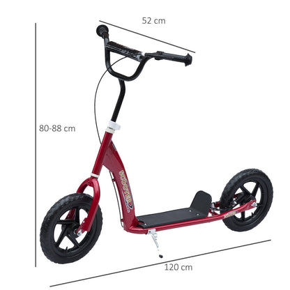 Teen Push Scooter Kids Children Stunt Scooter w/ 12" EVA Tyres