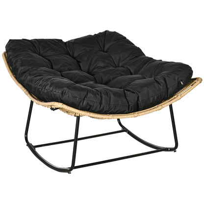 Outdoor PE Rattan Rocking Chair